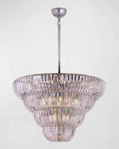 Kalco Lighting Fontana 38"chandelier In Transparent