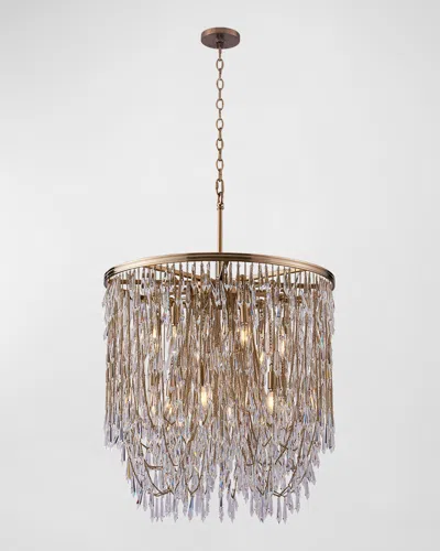 Kalco Lighting Frangia 29" Pendant Light In Brushed Champagne Gold