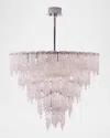 Kalco Lighting Gisel 40" 22-light Chandelier In Polished Chrome