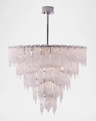 Kalco Lighting Gisel 40" 22-light Chandelier In Polished Chrome