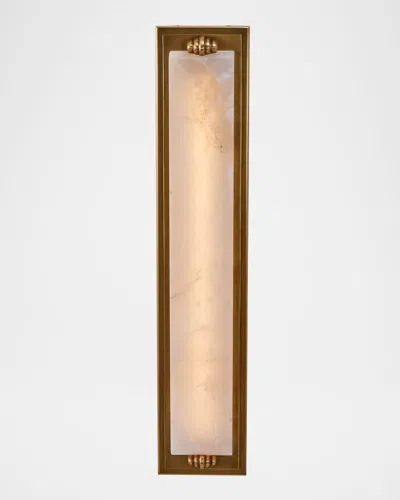 Kalco Lighting Gypsum Block Wall Sconce In Gold