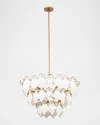 Kalco Lighting Manta 32" Bone China 10-light Chandelier