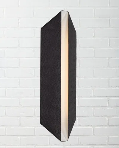 Kalco Lighting Ori Outdoor Led Wall Sconce In Black