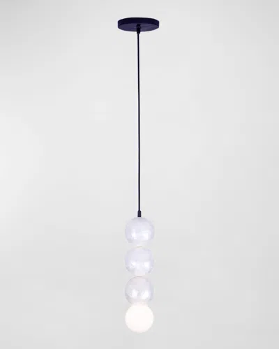 Kalco Lighting Pearls 3-ball Drop Pendant Light In White