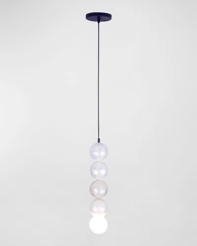 Kalco Lighting Pearls 4-ball Drop Pendant Light In White