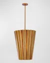 Kalco Lighting Ripple 20" Foyer Light In Bright Gold Leaf