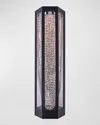 Kalco Lighting Strati Esterno 34" Outdoor 2-light Wall Sconce In Matte Black