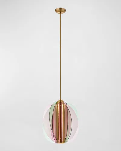 Kalco Lighting Tulipa 14.5" Pendant Ceiling Light In Gold