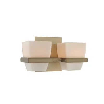 Kalco Malibu 2 Light Modern & Contemporary Vanity In Chrome