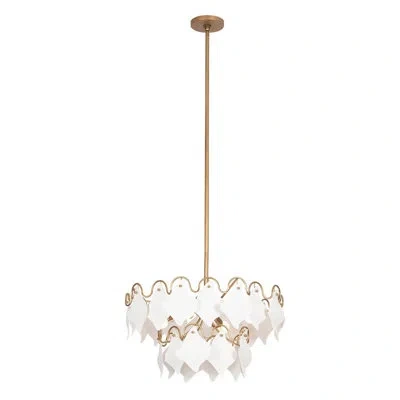 Kalco Manta 4 Lt Modern Gold Pendant