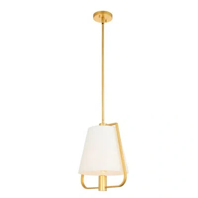 Kalco Marco 1 Lt Pendant In Winter Brass