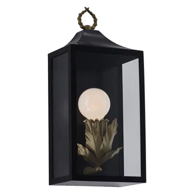 Kalco Marge Tall Od Wall Sconce In Matte Black