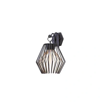 Kalco Metro I 1 Lt Antique Bronze W/ Antique Gold Wall Sconce