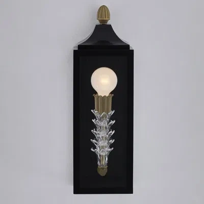 Kalco Midsummer Short Od Sconce In Matte Black