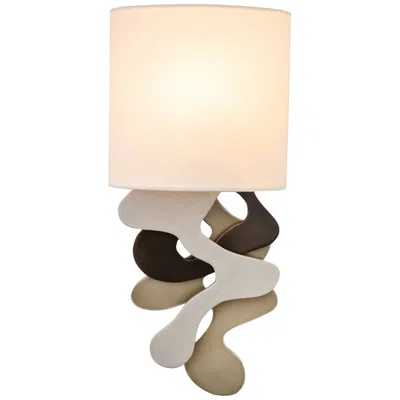 Kalco Moma 15 1/4" High Mixed Metallic Layered Iron Wall Sconce