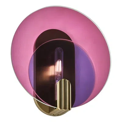 Kalco Optics 11-in 1 Light (6-watt) Winter Brass Wall Sconce