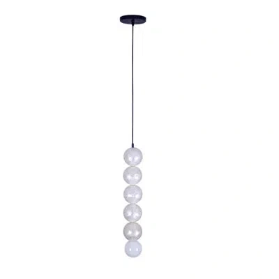 Kalco Pearls 1 Lt Matte Black Pendant