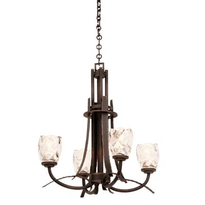 Kalco Penrith 4-light Shaded Chandelier