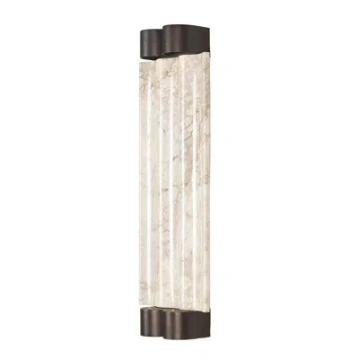 Kalco Pillar 1 Lt Bronze Outdoor Wall Sconce