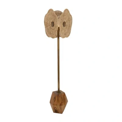 Kalco Poppy 1 Lt Pearlized Antique Brass Floor Lamp