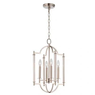Kalco Provence 4 Lt Polished Nickel Pendant