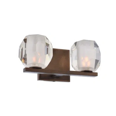 Kalco Regent 2 Light Transitional Vanity In Satin Nickel