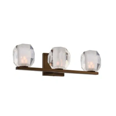 Kalco Regent 3 Light Transitional Vanity In Satin Nickel