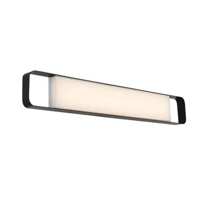 Kalco Rhapsody 1 Lt Matte Black Vanity Light
