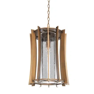 Kalco Ronan 1--bulb Outdoor Hanging Lantern In Bronze