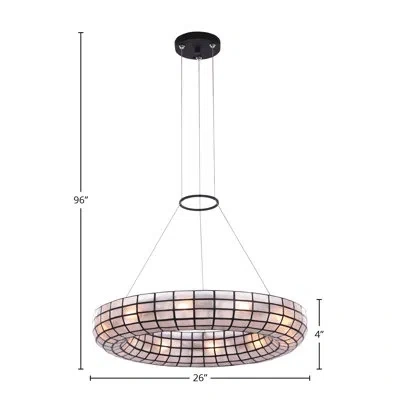 Kalco Sanibel 1 Lt Matte Black Pendant