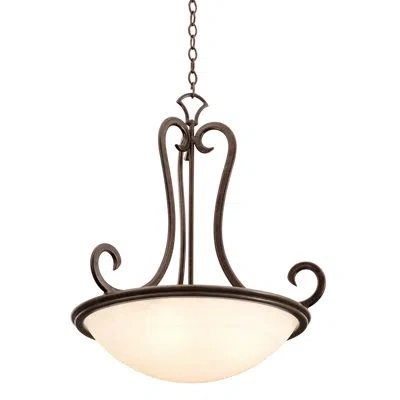 Kalco Santa Barbara 3 Lt Tortoise Shell Pendant