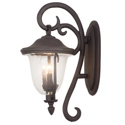 Kalco Santa Barbara 4-light Outdoor Wall Lantern In Burnished Bronze
