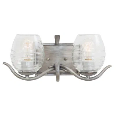 Kalco Seabrook 2-light Vanity Light In Antique Copper