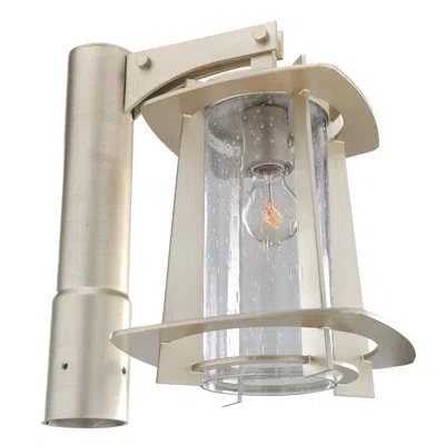 Kalco Shelby 1 Lt Tarnished Silver Outdoor Post Mount