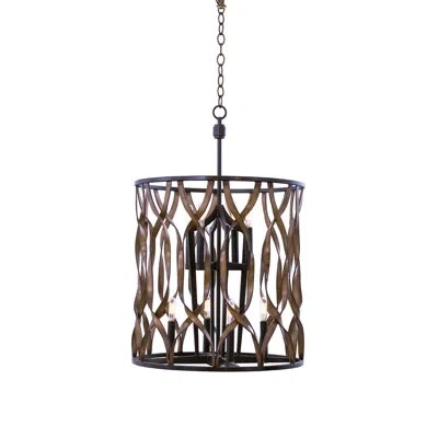 Kalco Soho 8 Lt Milk Chocolate Pendant