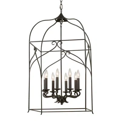 Kalco Somers 8 Lt Heirloom Bronze Pendant