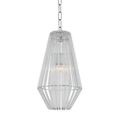 Kalco Taza 1 Lt Polished Chrome Pendant