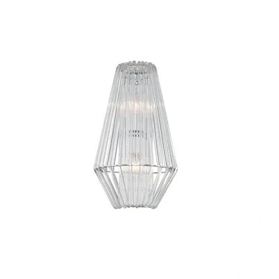 Kalco Taza 2 Lt Polished Chrome Wall Sconce