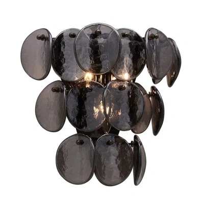Kalco Uroko Wall Sconce In Black