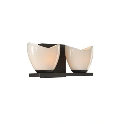 Kalco Vero 2 Lt English Bronze Bath Wall Sconce