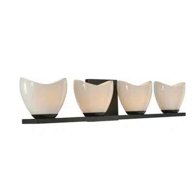 Kalco Vero 4 Light Transitional Vanity In English Bronze
