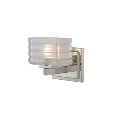 Kalco Victoria 1 Lt Polished Nickel Bath Wall Sconce