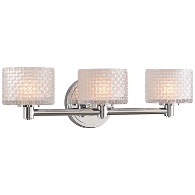 Kalco Willow 19" Wide Chrome 3-led Bath Light