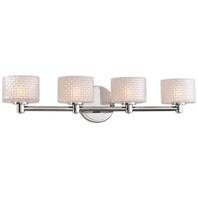 Kalco Willow 26" Wide Chrome 4-led Bath Light
