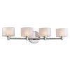 Kalco Willow 4-light Vanity Light In Chrome