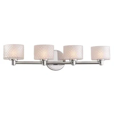 Kalco Willow 4-light Vanity Light In Chrome
