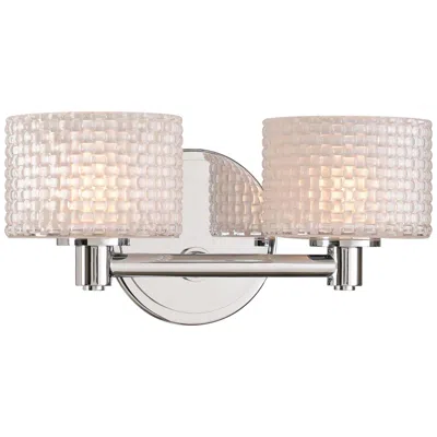 Kalco Willow 6" High Chrome 2-led Wall Sconce