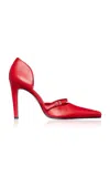 Kalda Mari Leather Pumps In Red