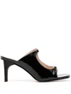 Kalda Matta 70mm Mules In Black