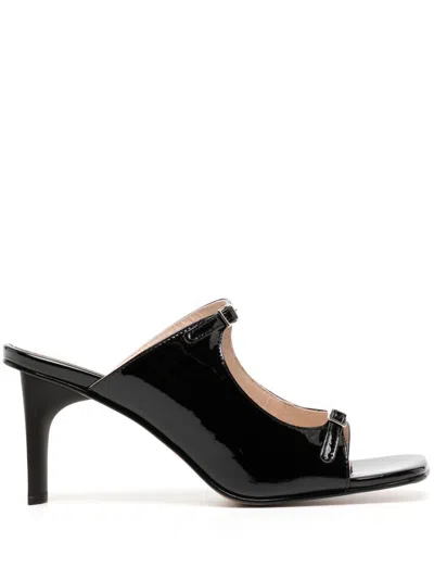 Kalda Matta 70mm Mules In Black